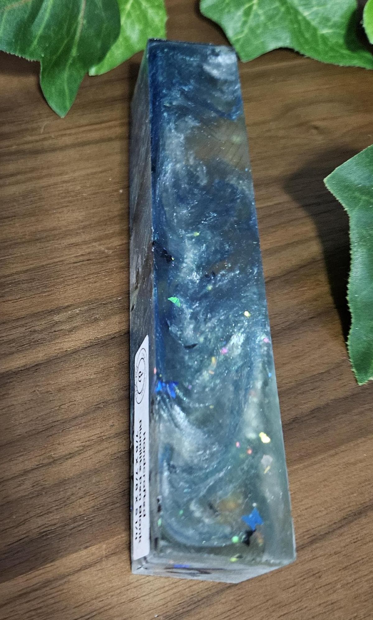 Blue Starry Night Transparent Pen Blanks