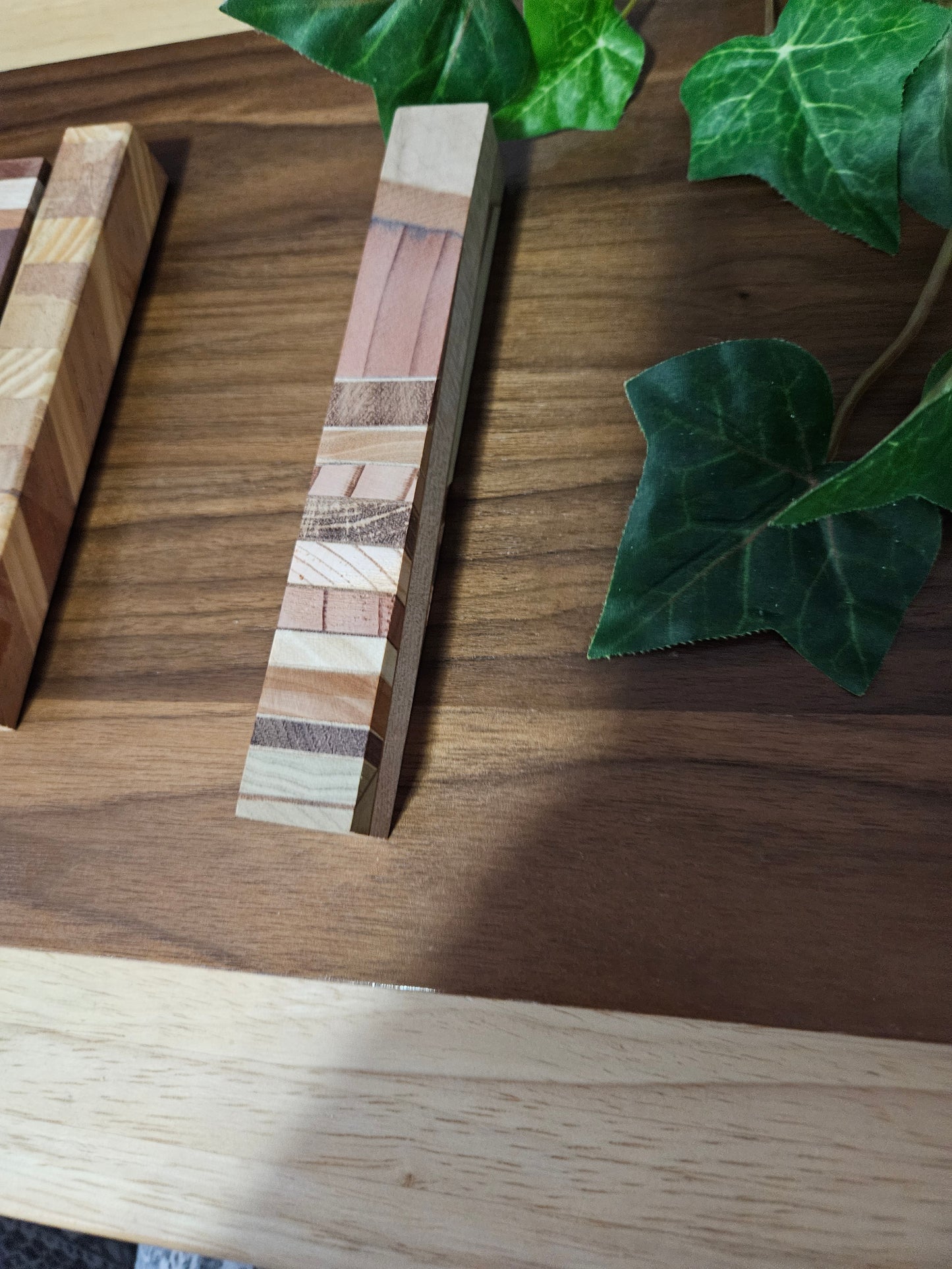 Pen Blanks: Wooden Segmented Blanks 5" to 6" Long - Includes Walnut, Cherry, Padauk, and Maple Woods