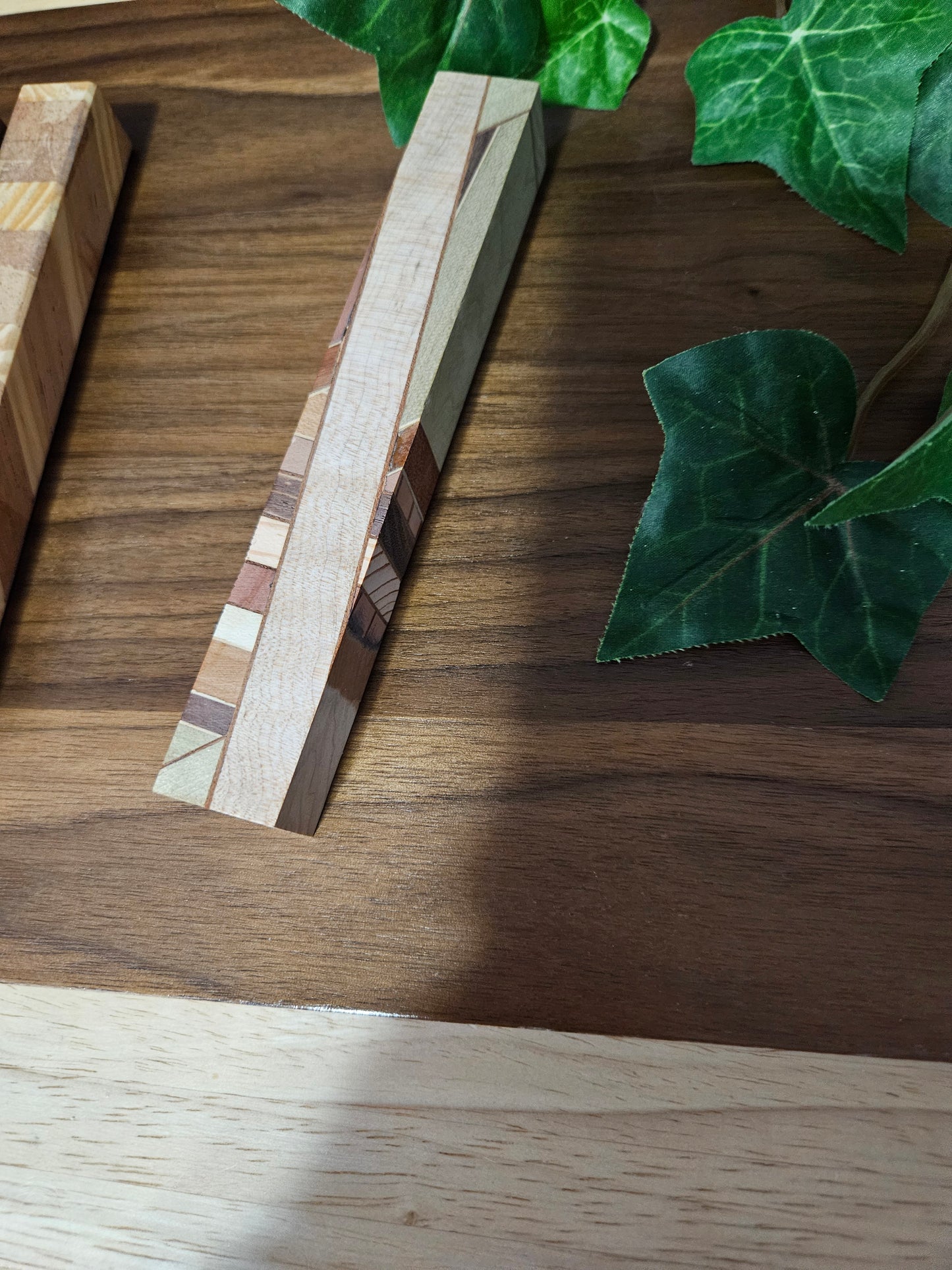 Pen Blanks: Wooden Segmented Blanks 5" to 6" Long - Includes Walnut, Cherry, Padauk, and Maple Woods