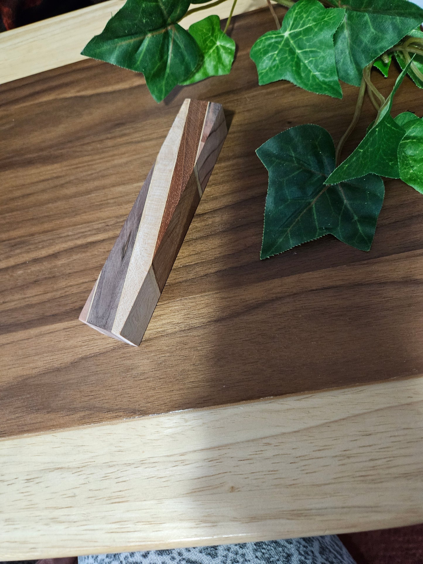Pen Blanks: Wooden Segmented Blanks 5" to 6" Long - Includes Walnut, Cherry, Padauk, and Maple Woods