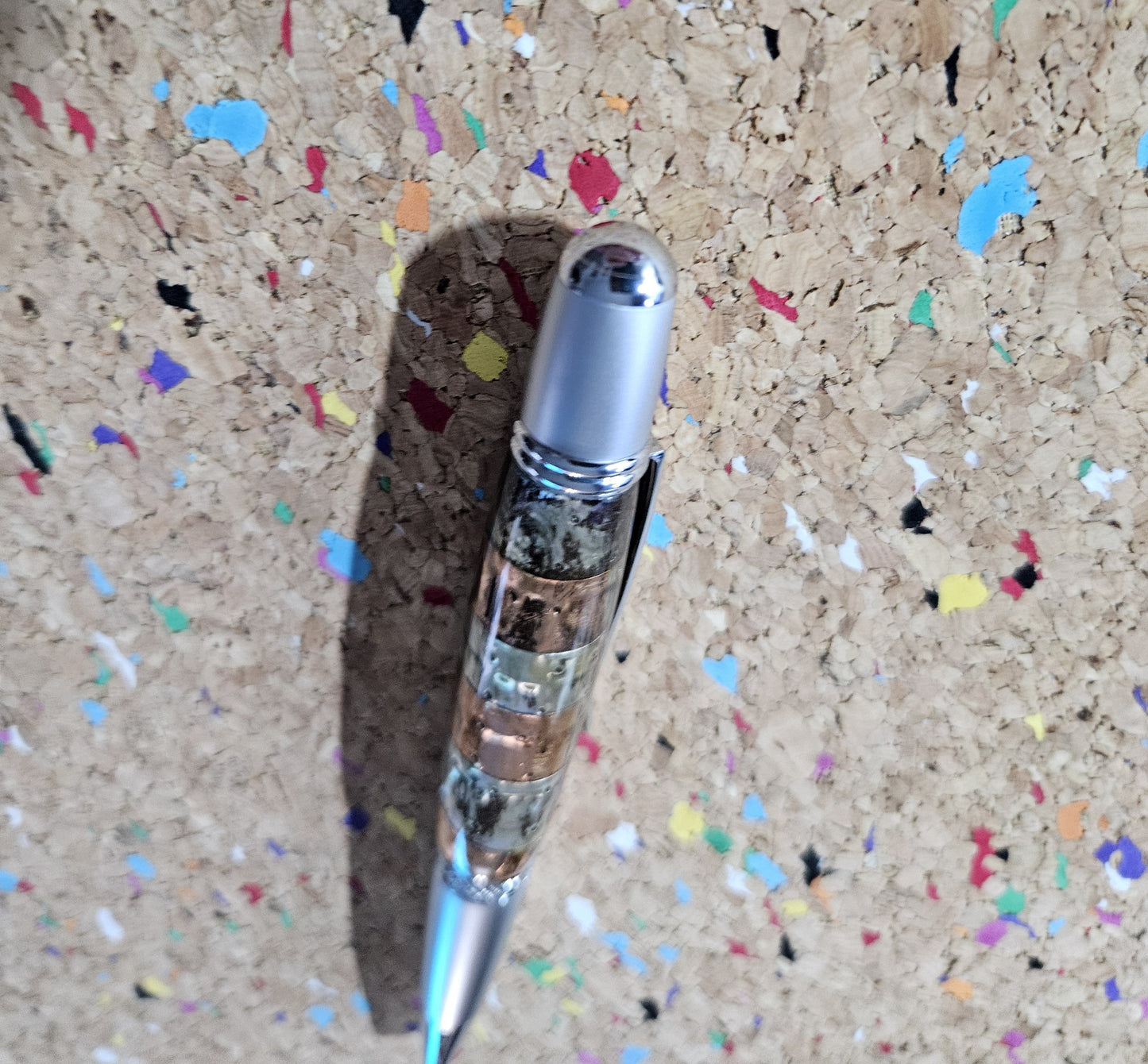 Steampunk Square Metals Pen with a Satin Chrome Pen Kit