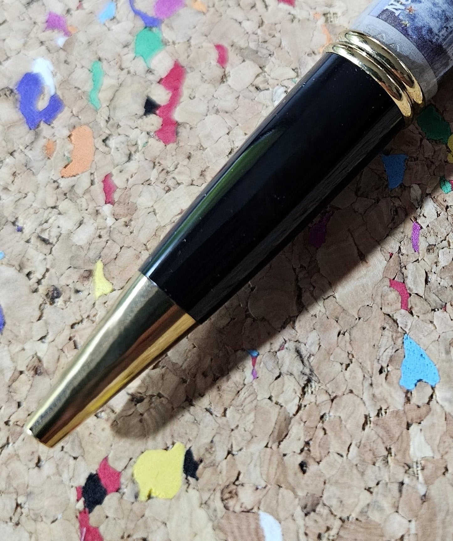 Civil War Forever Stamp Sesquicentennial (150 years) Pen, Battle of New Orleans April 24-May 1, 1862, Black Chrome and Gold Accents