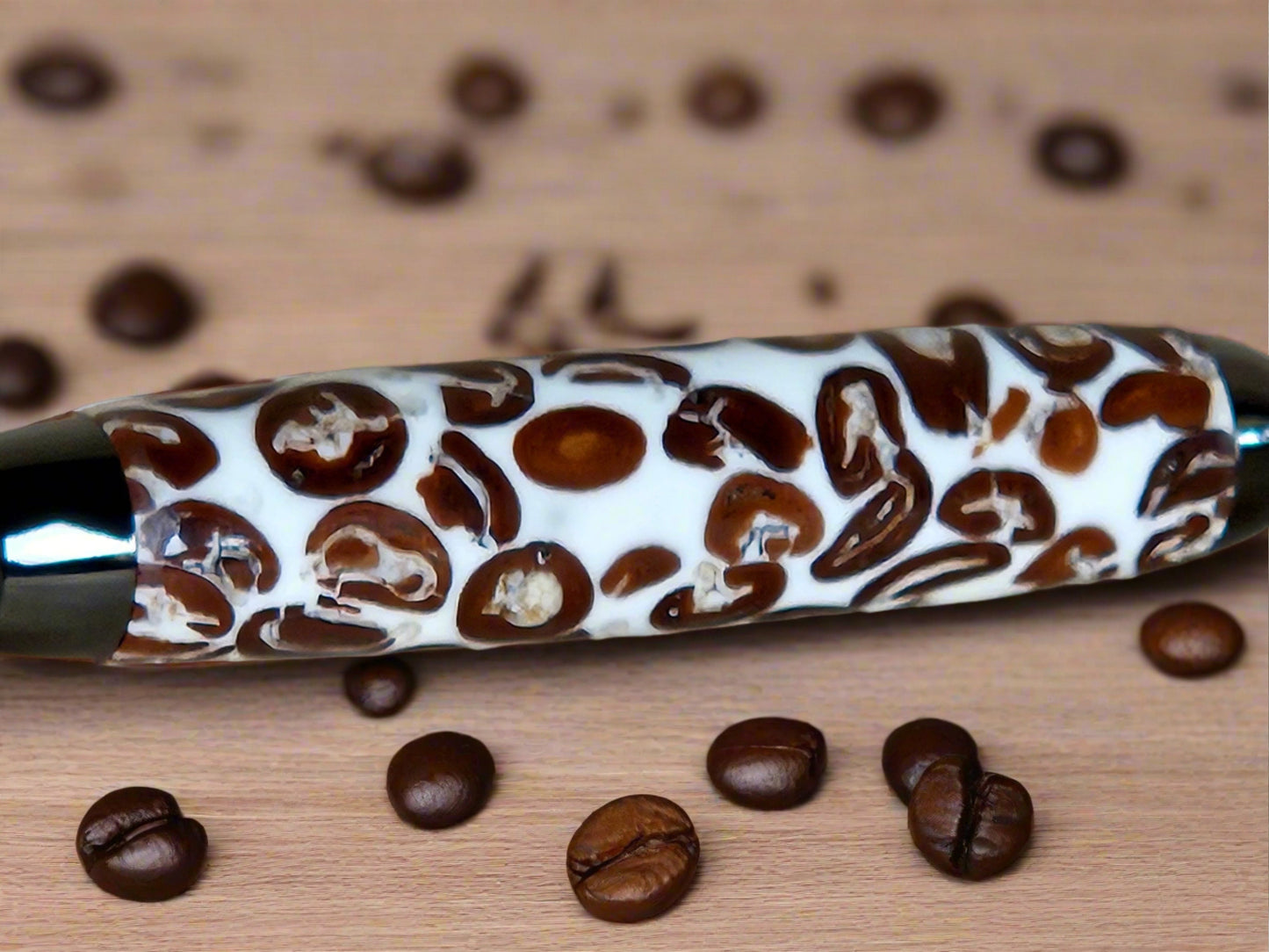 Coffee Beans Coffee Scoop with 2 Tablespoon Stainless Steel Scoop