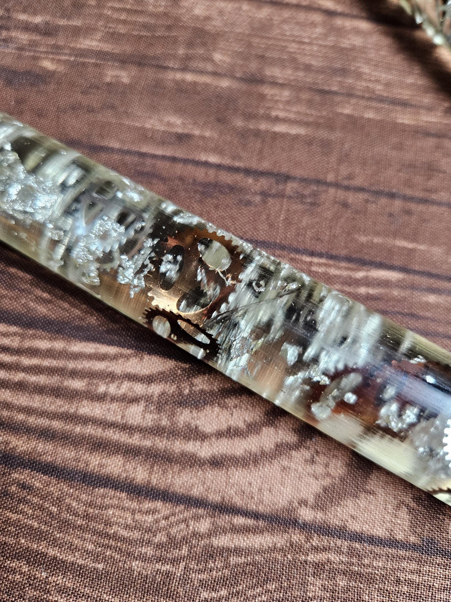 Pen Blanks For Turning Your Own Pen: Clockworks Transparent Resin Pen Blanks