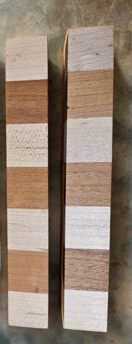 Pen Blanks: Simple Segmented Wooden Pen Blanks