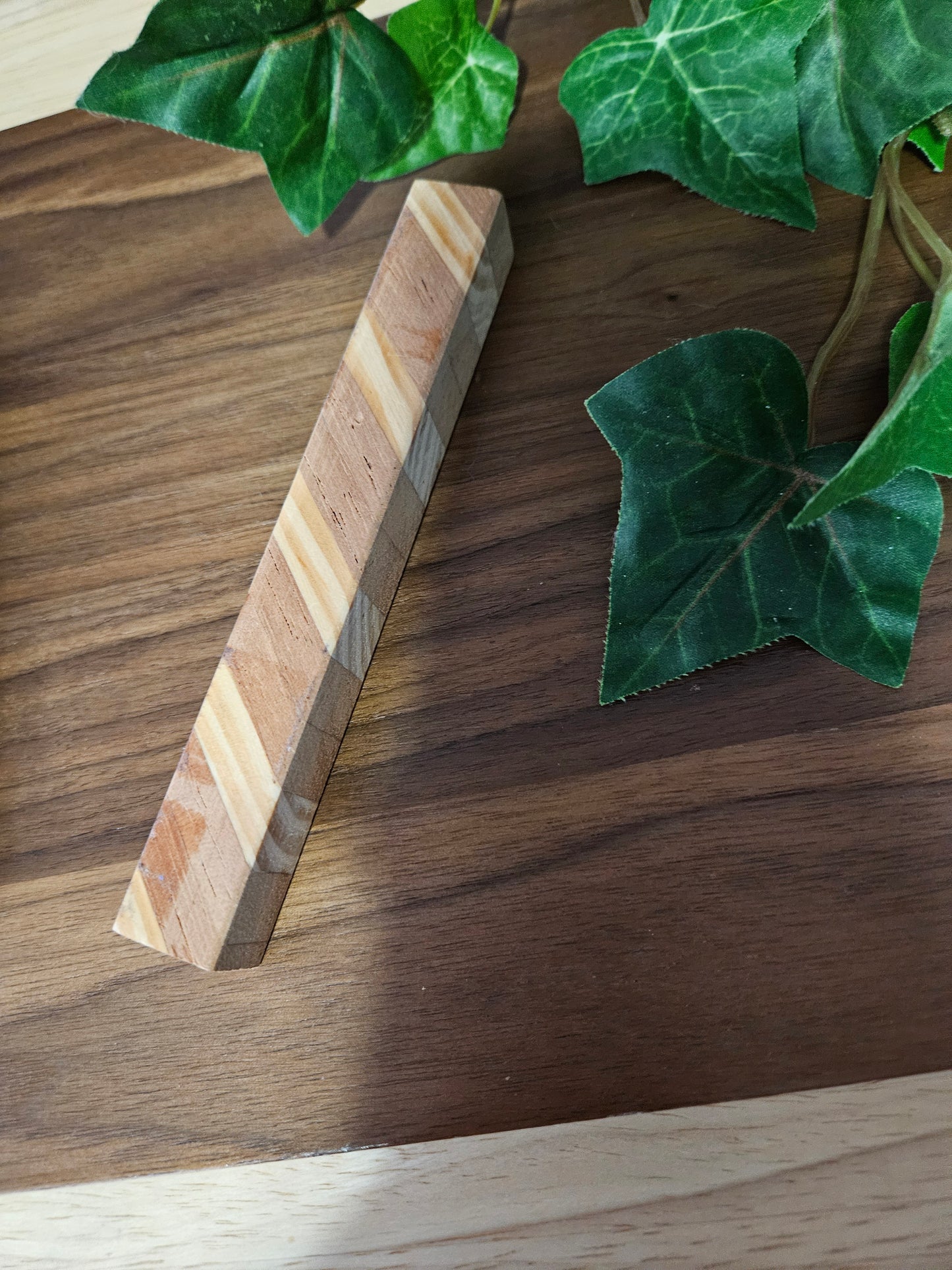 Pen Blanks: Wooden Segmented Blanks 5" to 6" Long - Includes Walnut, Cherry, Padauk, and Maple Woods