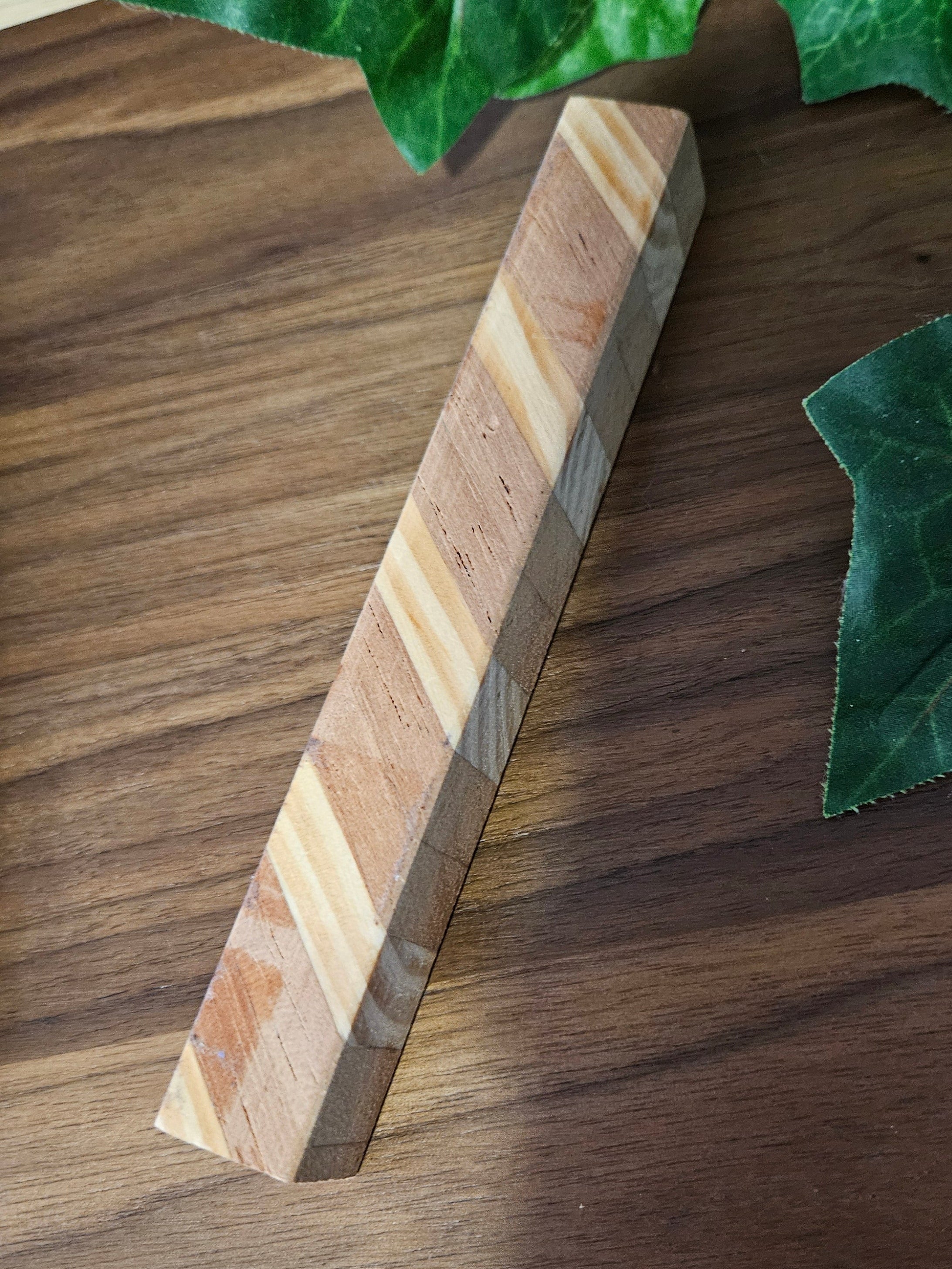 Pen Blanks: Wooden Segmented Blanks 5" to 6" Long - Includes Walnut, Cherry, Padauk, and Maple Woods