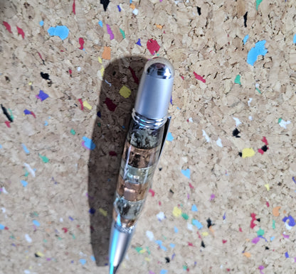 Steampunk Square Metals Pen with a Satin Chrome Pen Kit