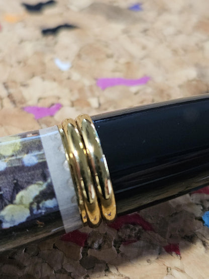 Civil War Forever Stamp Sesquicentennial (150 years) Pen, Battle of New Orleans April 24-May 1, 1862, Black Chrome and Gold Accents