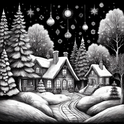 Slate Coasters Adorned with Christmas or Holiday Designs Set of 4 with Laser Etching