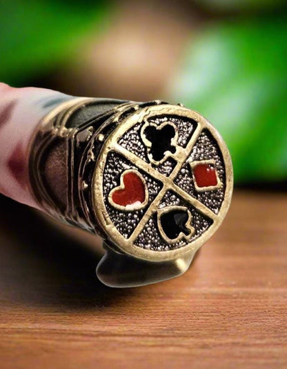 Wild Card - Four Suits Pen with an Antique Copper Ace Pen Kit
