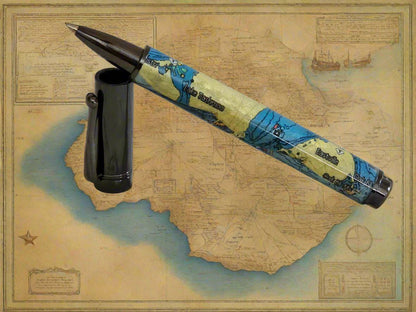 Coastal Vineyard Haven Massachusetts-Inspired Pen with Magnetic Zen Cap & Gunmetal Kit