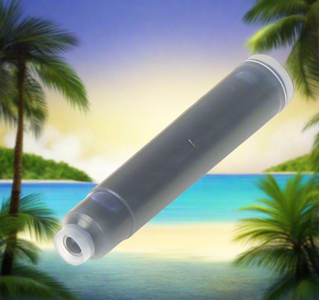 Fountain Pen: Beach Vibes Coconut Shell Label Cast Capped Fountain Pen with a Copper Pen Kit