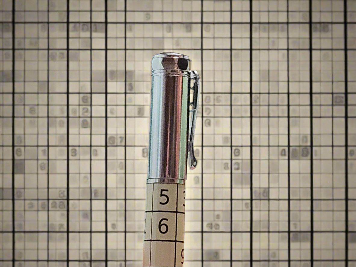 Sudoku Gaming Pen with Magnetic Cap & Chrome Pen Kit | Perfect Gift for Puzzle Lovers | Unique Writing Instrument