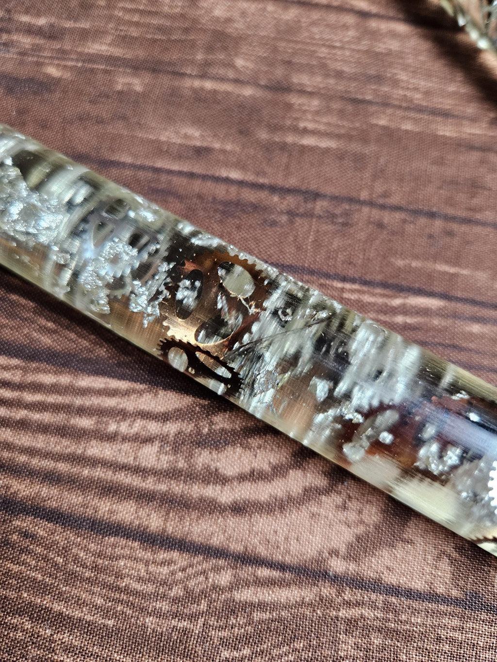 Pen Blanks For Turning Your Own Pen: Clockworks Transparent Resin Pen Blanks