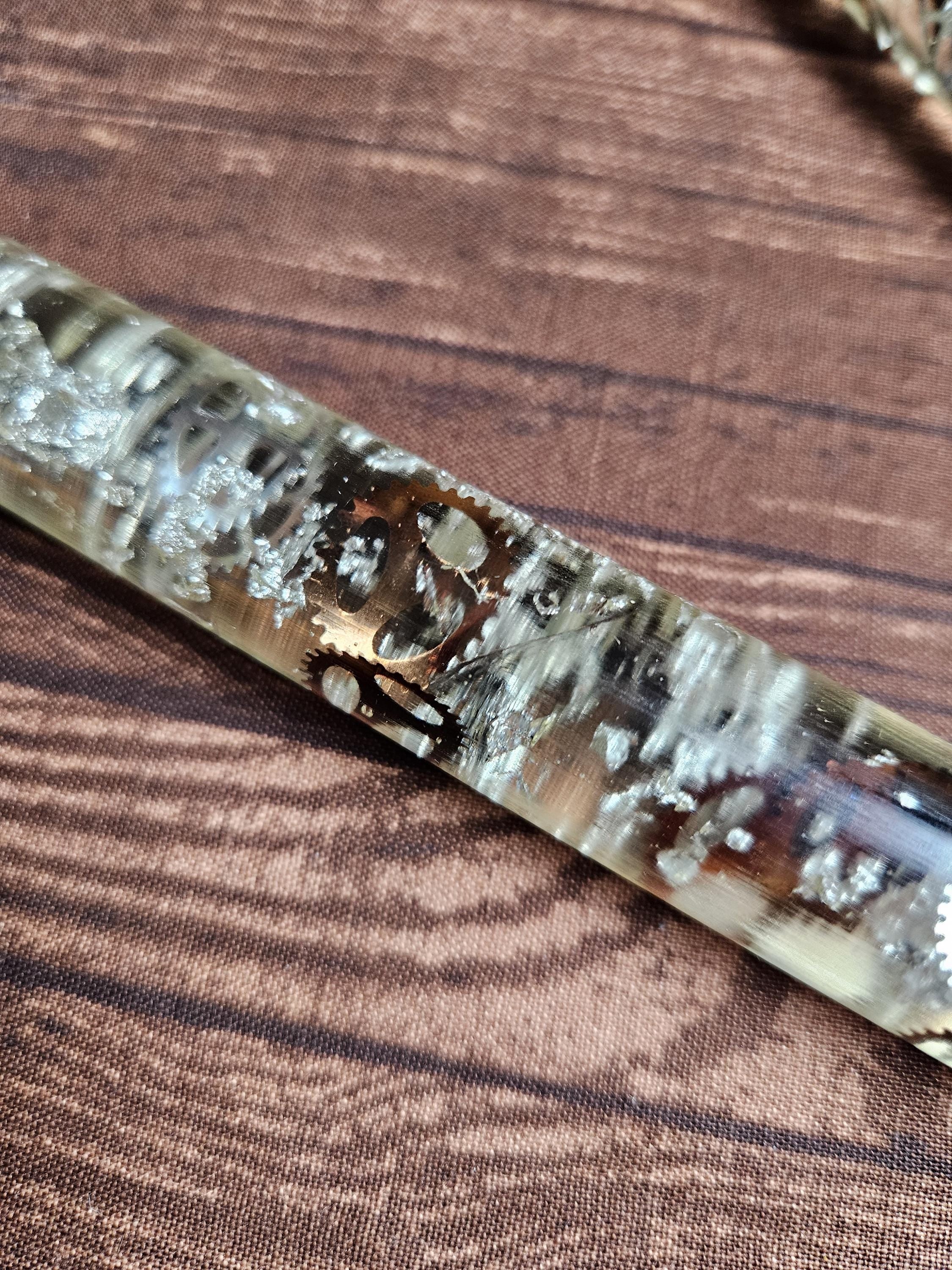 Pen Blanks For Turning Your Own Pen: Clockworks Transparent Resin Pen Blanks