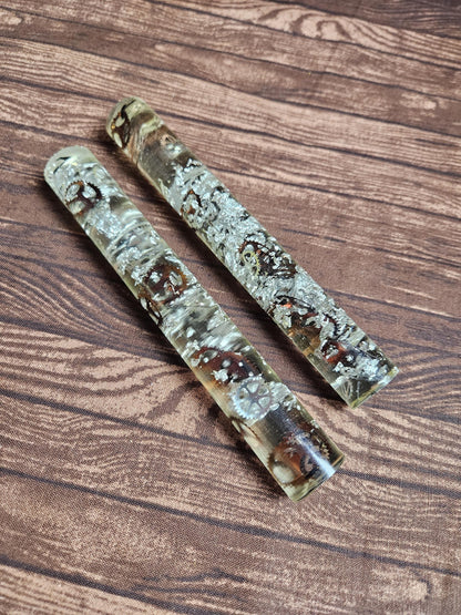 Pen Blanks For Turning Your Own Pen: Clockworks Transparent Resin Pen Blanks
