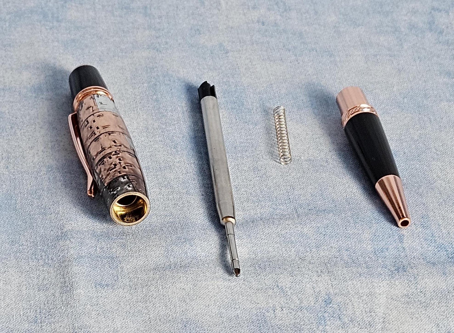 Steampunk Square Metals Pen with a Satin Chrome Pen Kit