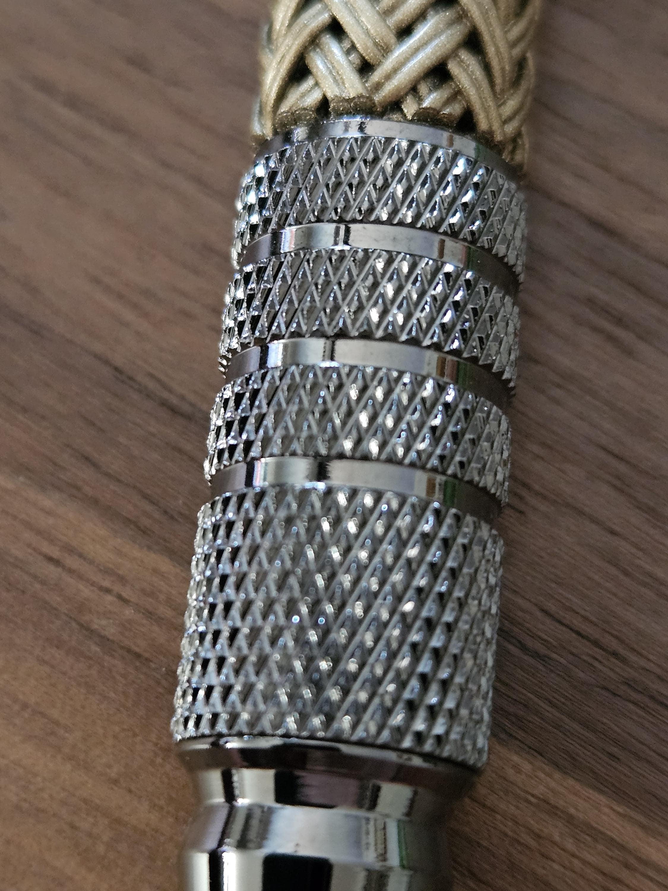 Refillable Ballpoint Pen, Dura Click Bronze, Every Day Carry (EDC), Carbon Fiber, True Texture, Gunmetal & Chrome Accents, Gifts for Him