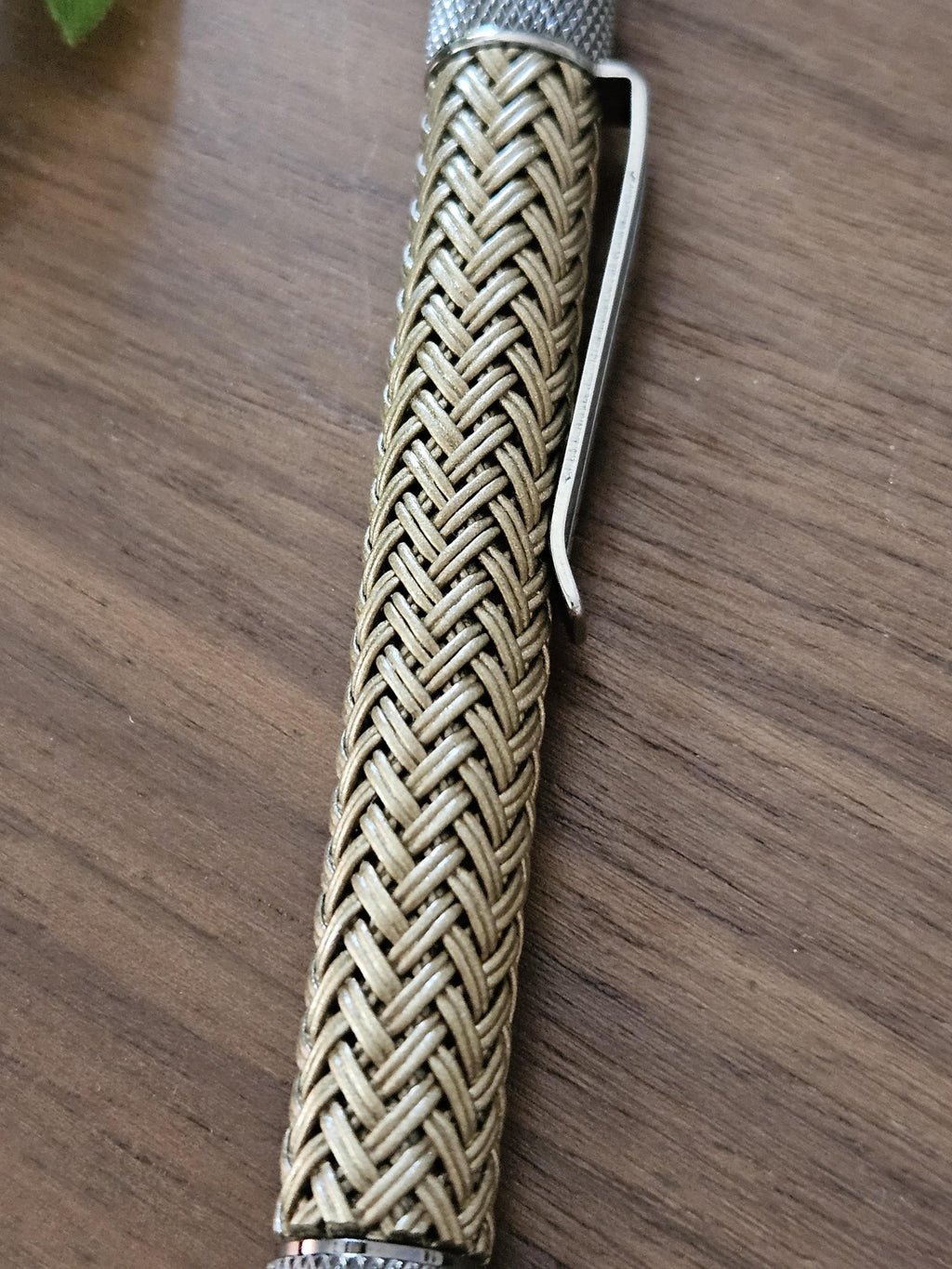 Refillable Ballpoint Pen, Dura Click Bronze, Every Day Carry (EDC), Carbon Fiber, True Texture, Gunmetal & Chrome Accents, Gifts for Him